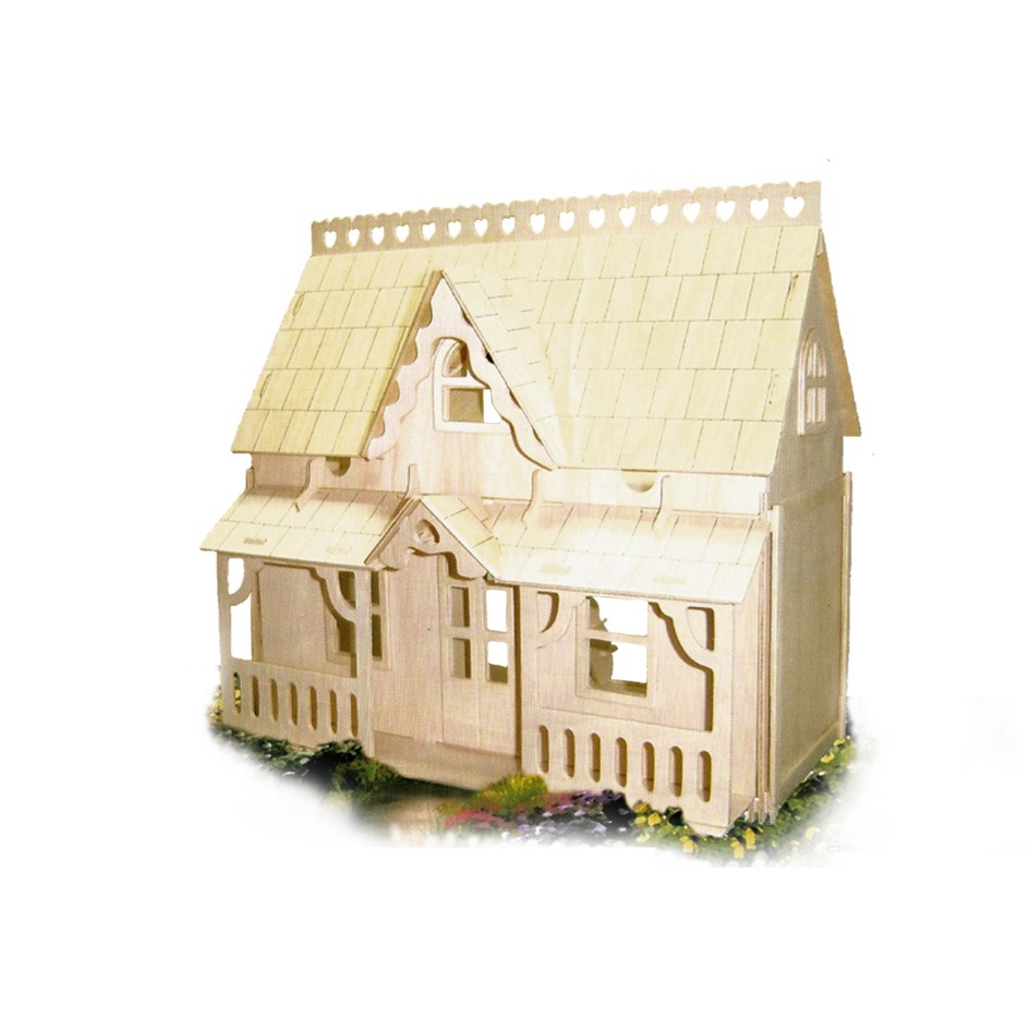 Casa romántica Señor Castor - Maquetas De Madera