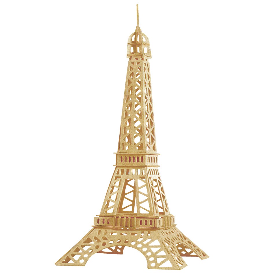 Especial reserva de acuerdo a Torre Eiffel Señor Castor - Maquetas De Madera