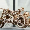 Moto Scrambler UGR-10 con sidecar Ugears - Imagen 16