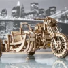 Moto Scrambler UGR-10 con sidecar Ugears - Imagen 12