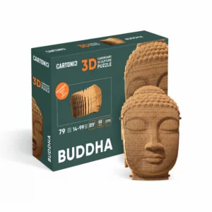 Maqueta de cartón Buda 3D de Cartonic